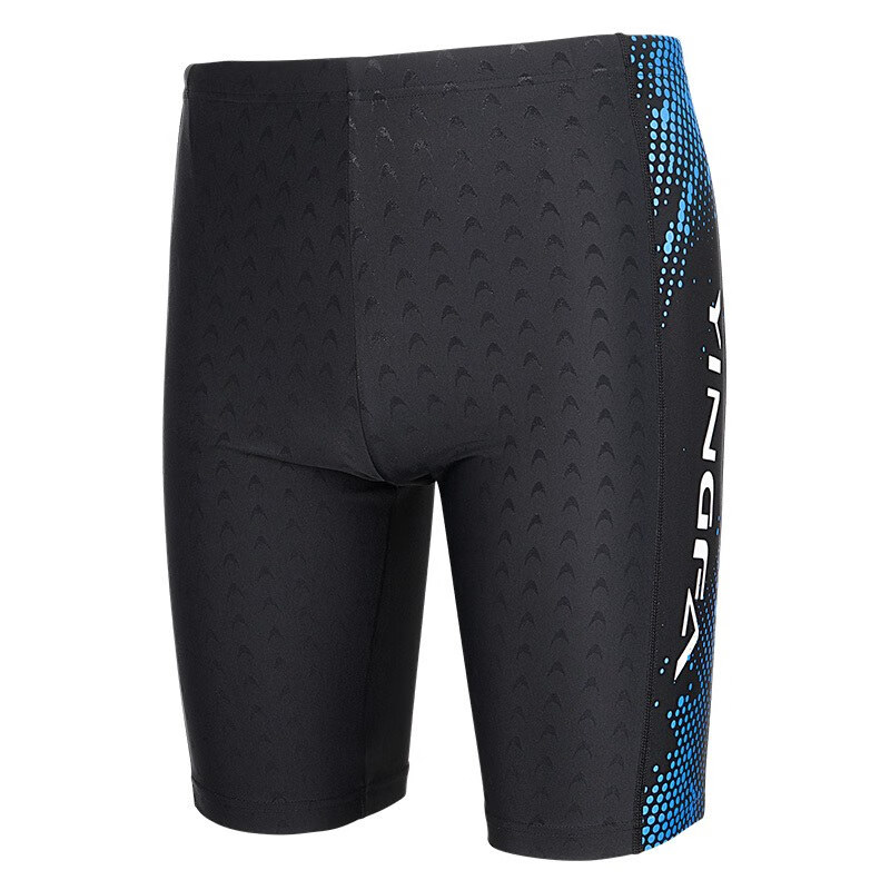 英发(yingfa)泳裤男平角五分专业游泳裤男士速干泳衣中长款及膝鲨鱼皮