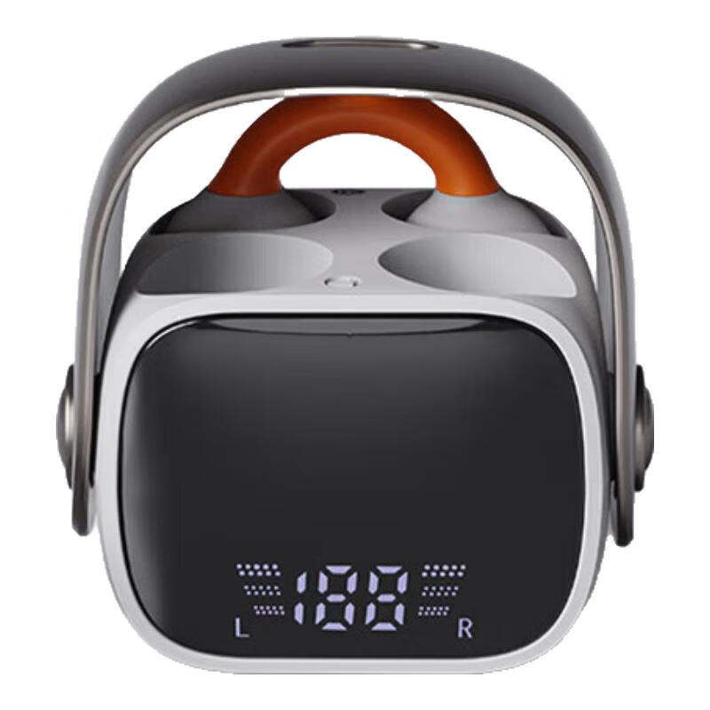 0度适用真无线蓝牙耳机蓝牙夹耳式音乐降噪运动游戏HIFI空气传导无线蓝牙耳机适用苹果真我 潮酷声科版白色