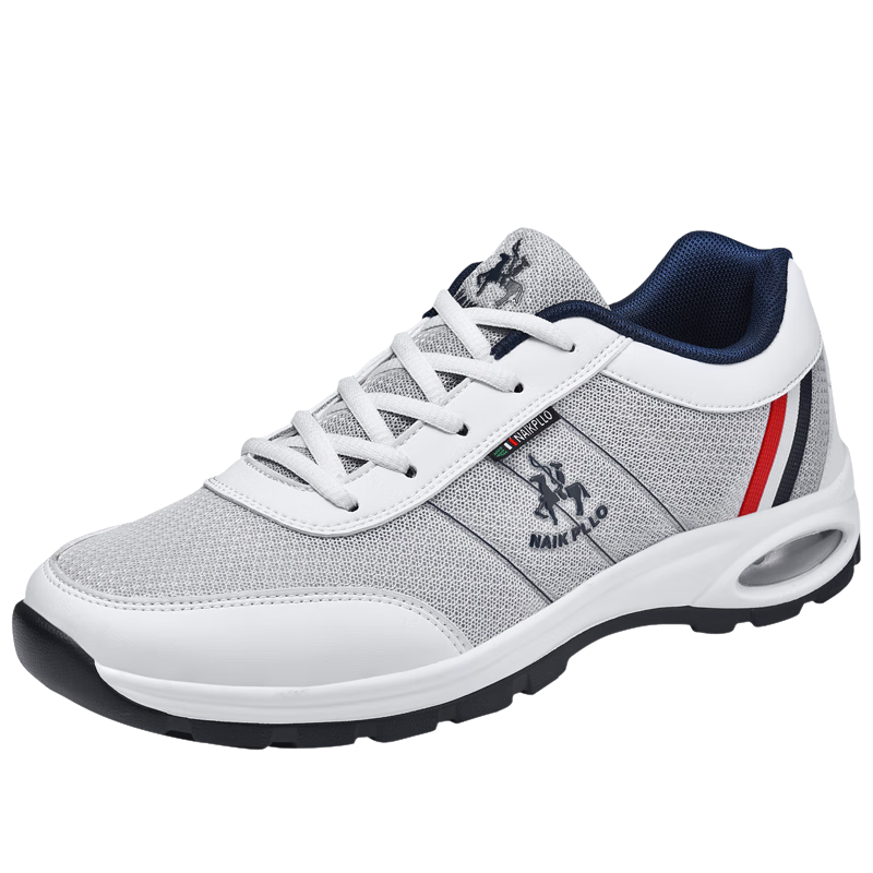 naikpllo奈克保罗男鞋网面透气跑步鞋中青年防滑耐磨软底轻便运动休闲