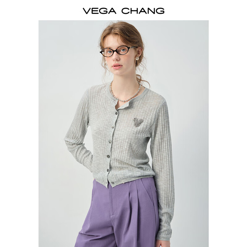 VEGA CHANG ë��֯��Ů ����Բ���������ݶ̿�俪������ ���Ի� S 89Ԫ
