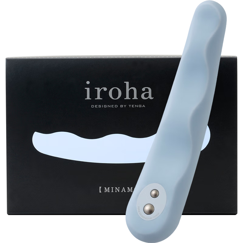 TENGA iroha FIT 女用情趣电动震动棒 按摩情趣用品 蓝色 水中月