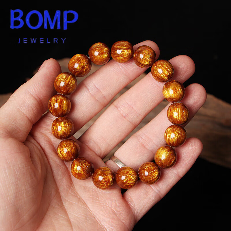 bomp金l丝海柳手串天l然佛珠108手链男2.