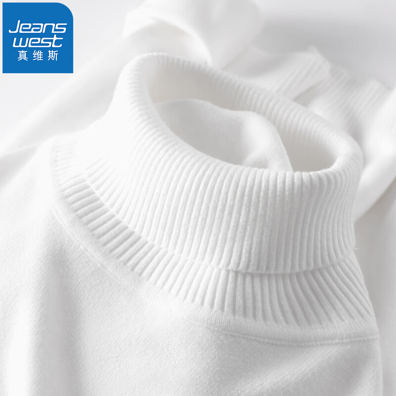 ��ά˹��Jeanswest��������֯���Ӵ��봿ɫ�ﶬ�ڴ������걣ů�׷���ͷ�����ӿɴ�ë�� ��ɫ 3XL(�Ƽ�170-190��) 38.8Ԫ