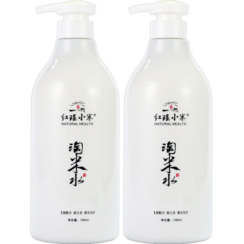 莘护精选-红瑶小寨淘米水洗发水护发素滋润修护清爽控油去屑洗护套装1 清爽去屑洗护套装1000ml*2