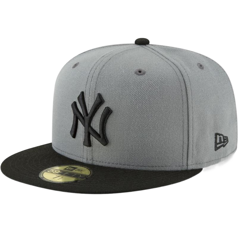MLB棒球帽男女同款New York春夏平檐灰黑色運動(dòng)遮陽(yáng)防曬學(xué)生鴨舌帽 single 71/2(頭圍59.6cm)