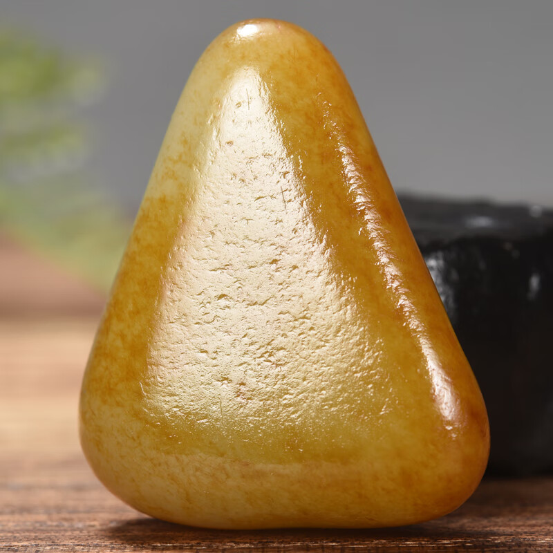 疆友 孤品 和田玉白玉籽料原石吊坠 男款黄皮籽玉挂件 43克