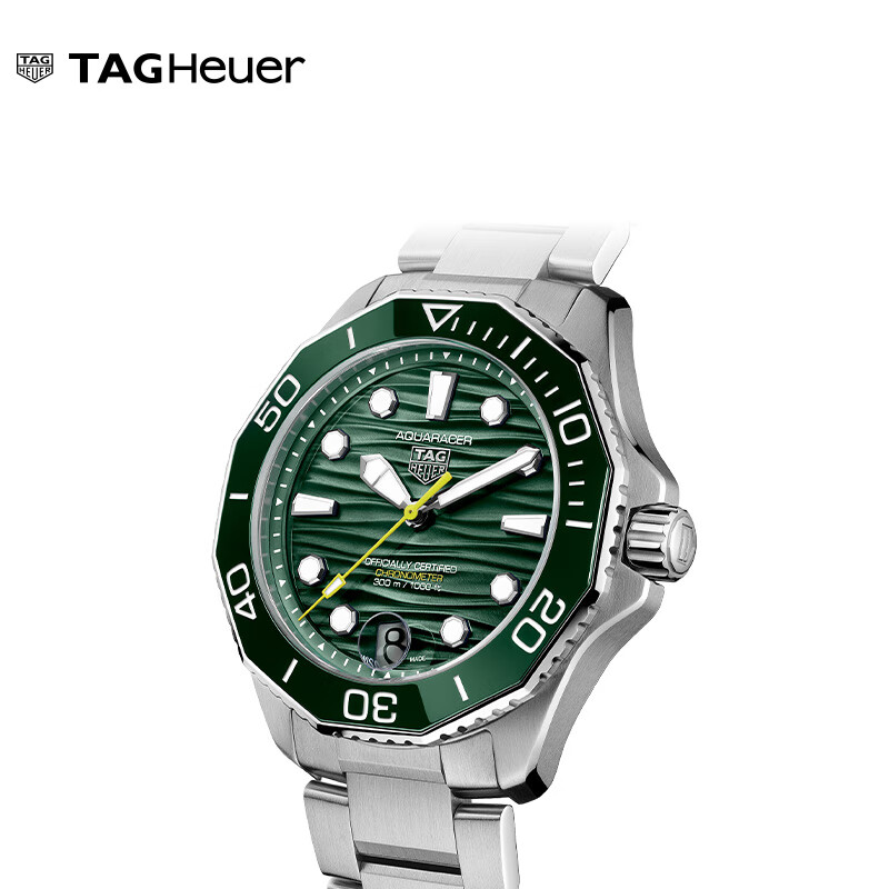 泰格豪雅【24期免息】TAG Heuer泰格豪雅手表官方旗舰店竞潜系列日历手表 WBP5116.BA0013