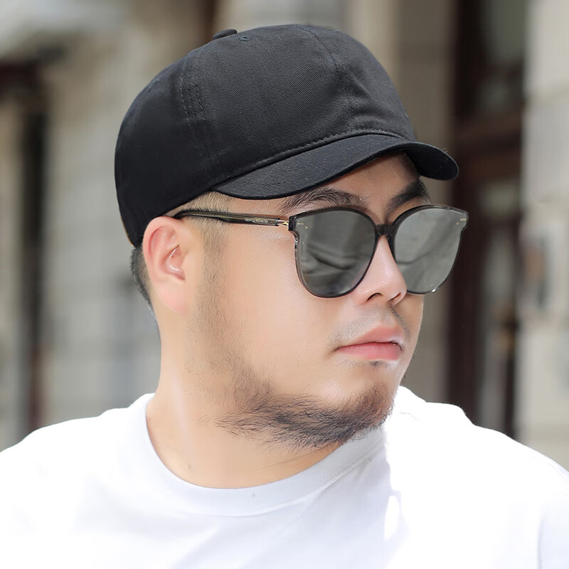 京功适合胖子戴的帽子夏天帽子大头围夏季短沿大码大号大脸头大男生