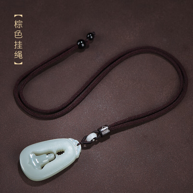 楚薇薇(chuweiwei)新疆和田玉坠无相佛玉吊坠女款项链男士属兔本命年