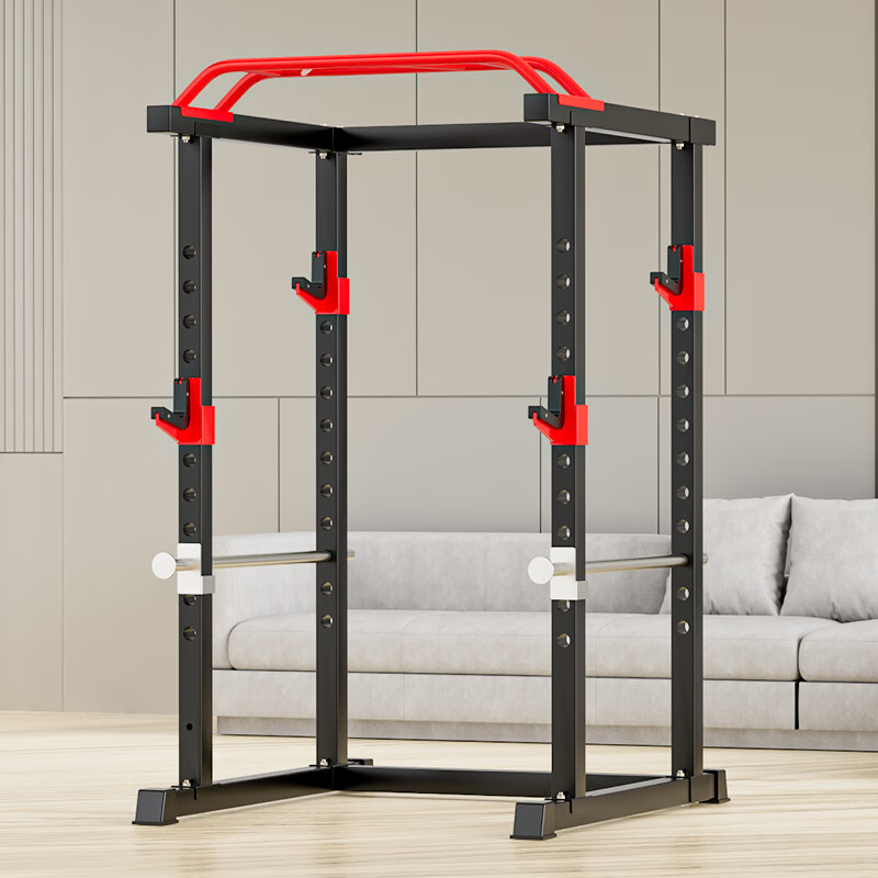 深蹲架带炮筒框式龙门架健身器材商用自由卧推架杠铃架 基础款龙门架