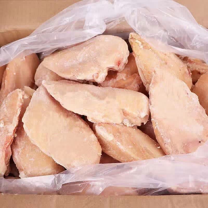 单冻大鸡胸10斤20斤冷冻新鲜鸡胸肉健身生肌鸡胸鸡脯肉去皮鸡胸肉昌隆