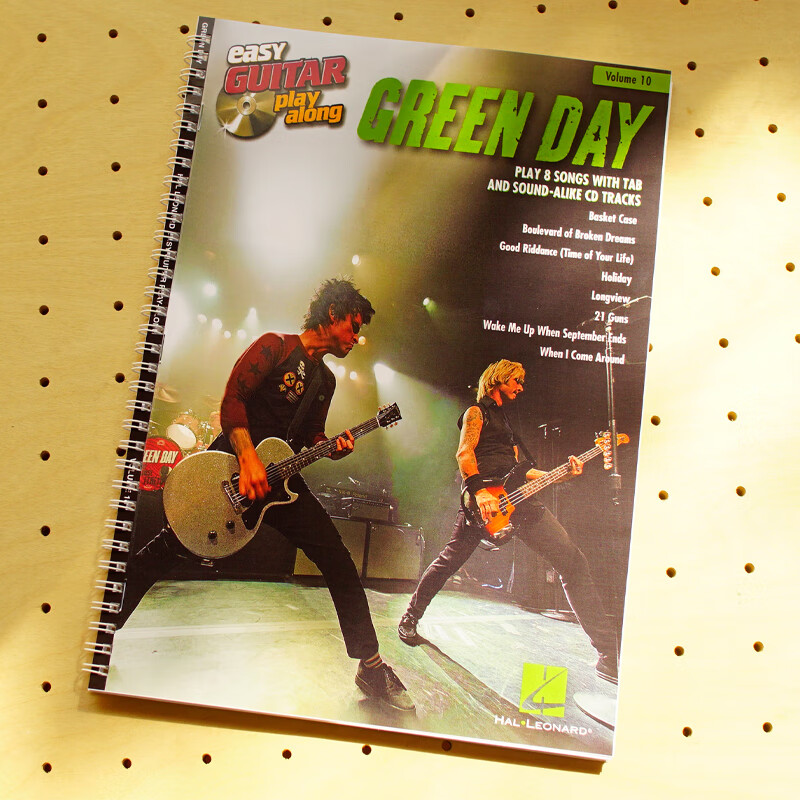 green day绿日乐队演奏经典弹唱民谣电吉他solo六线谱乐谱教程