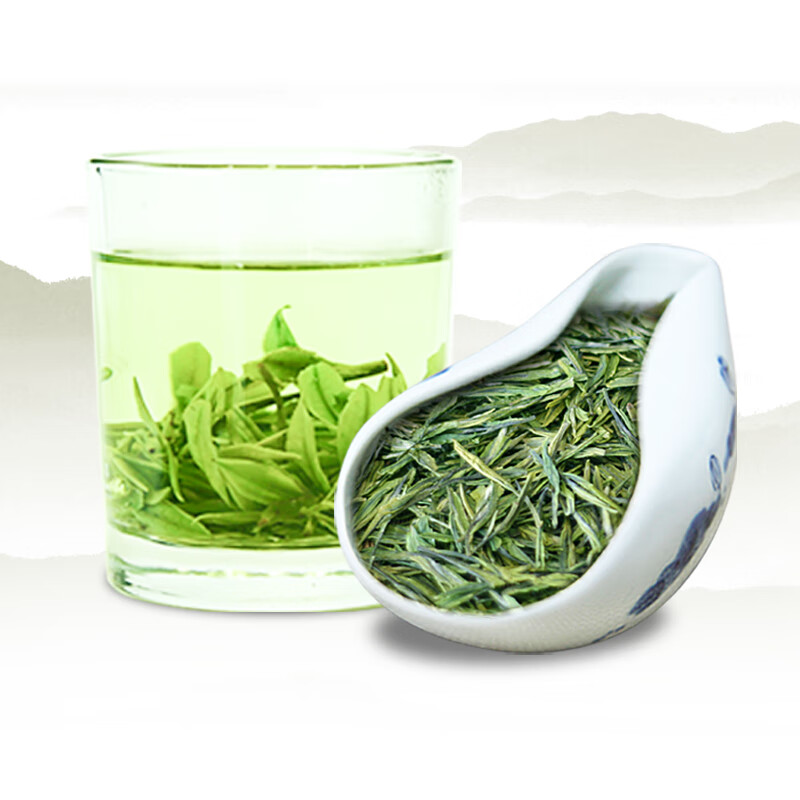 六雨绿茶2024年新茶天目湖袋装白茶 江苏溧阳特产茶叶嫩芽炒青春茶60g