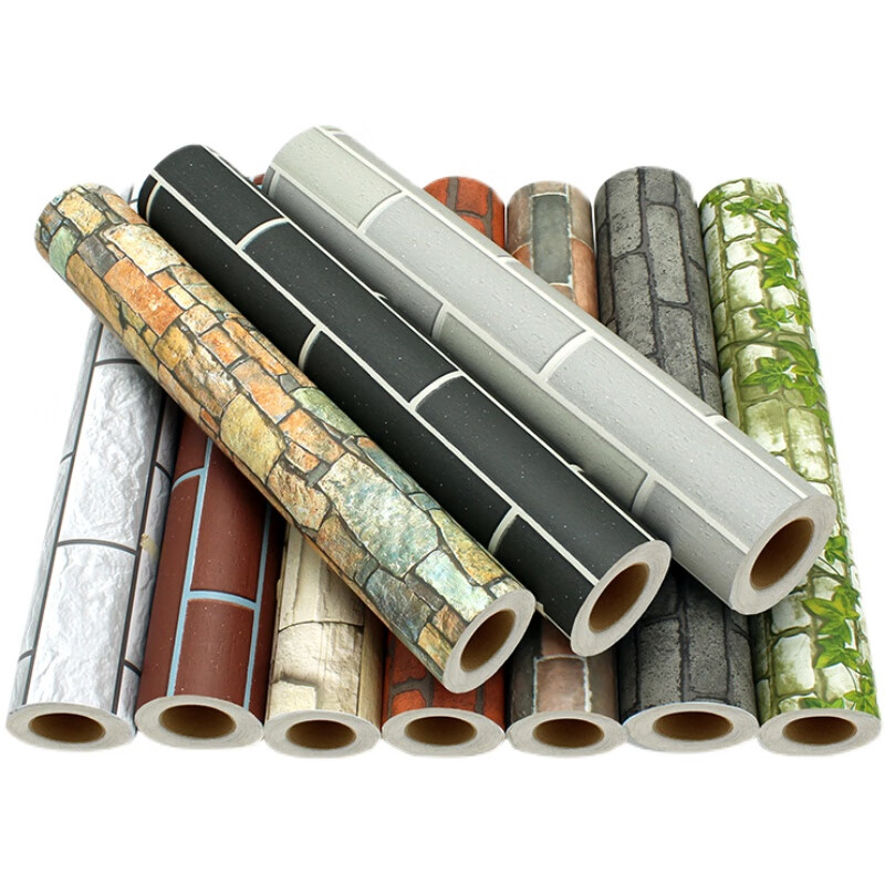 萌念室外墙贴防水防潮户外墙防潮贴纸彩钢房室外防水防晒墙纸饭店墙贴