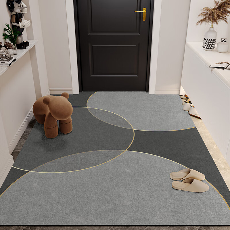 库班猪地垫入户门垫高级感进门门口脚垫可擦免洗pvc可裁剪2023新款