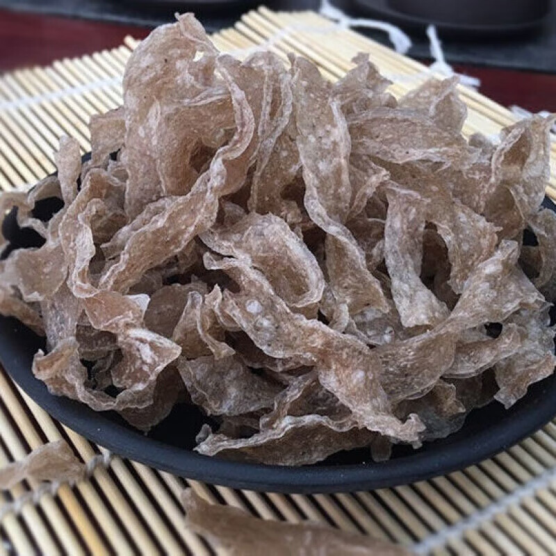 虎钢馋湖北竹溪特产魔芋干片干货素毛肚魔芋干素食做卤菜下饭 250g *1
