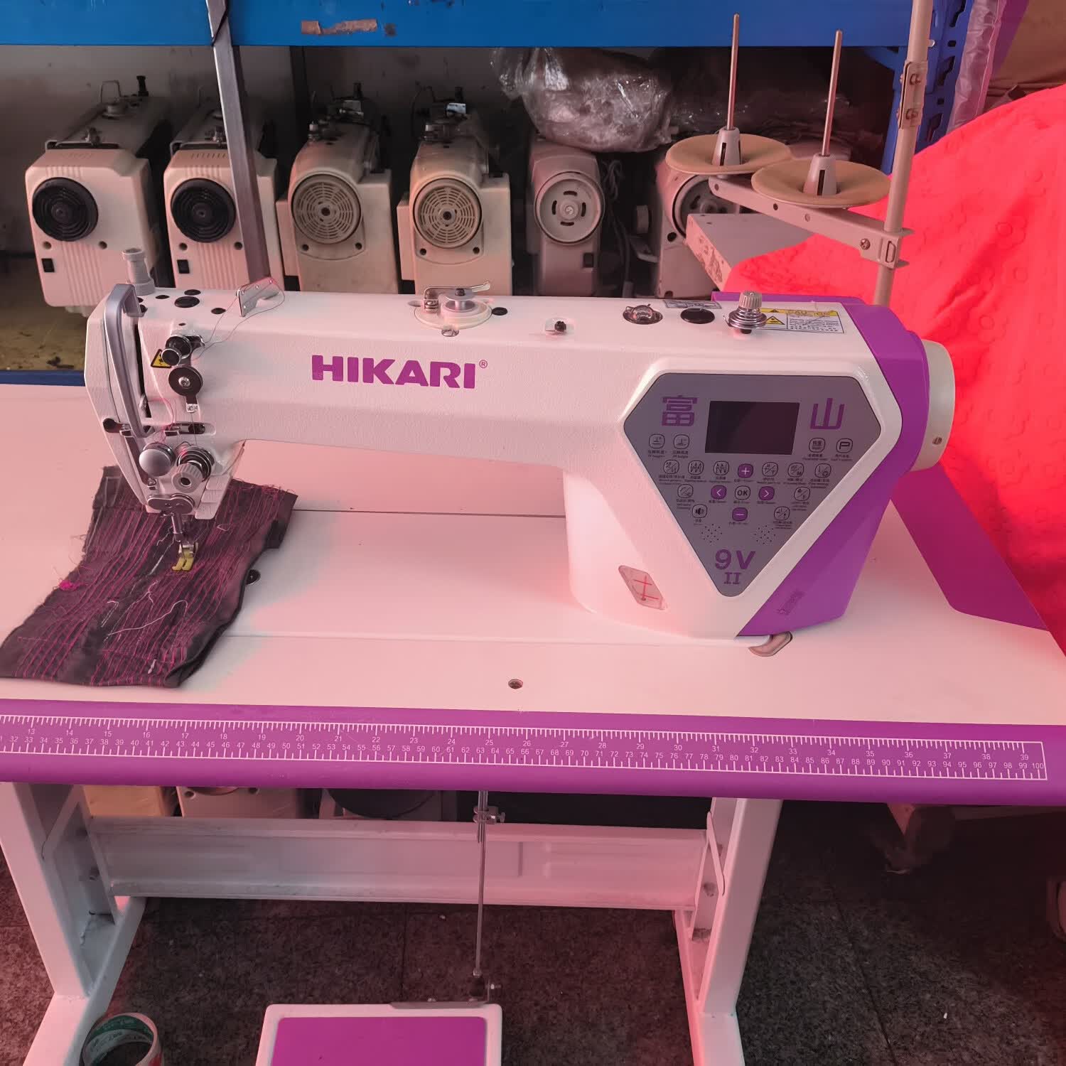 富山9v 2新款步进电脑缝纫机9.5成新 样机