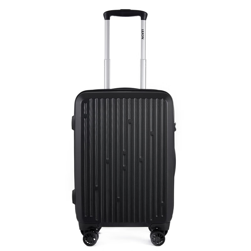 乐上（LEXON）商务拉杆箱20英寸登机箱旅行箱万向轮行李箱ABS材质黑色
