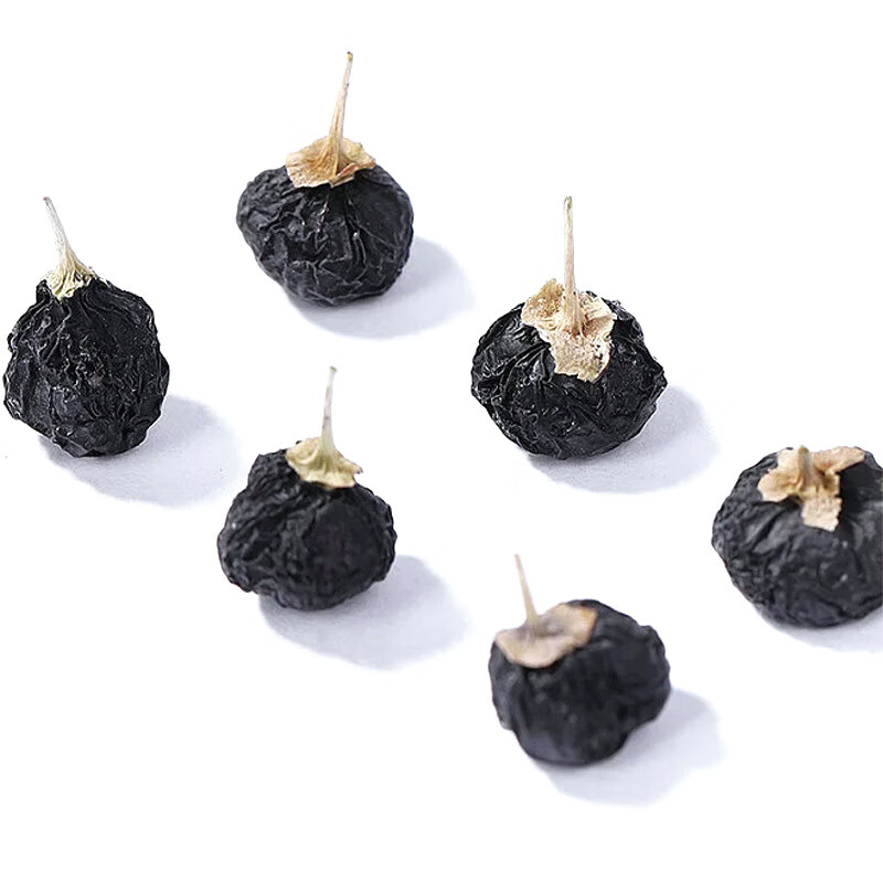青海黑枸杞散货原料批发黑枸杞大果小果批发100g 黑枸杞小粒罐装100g