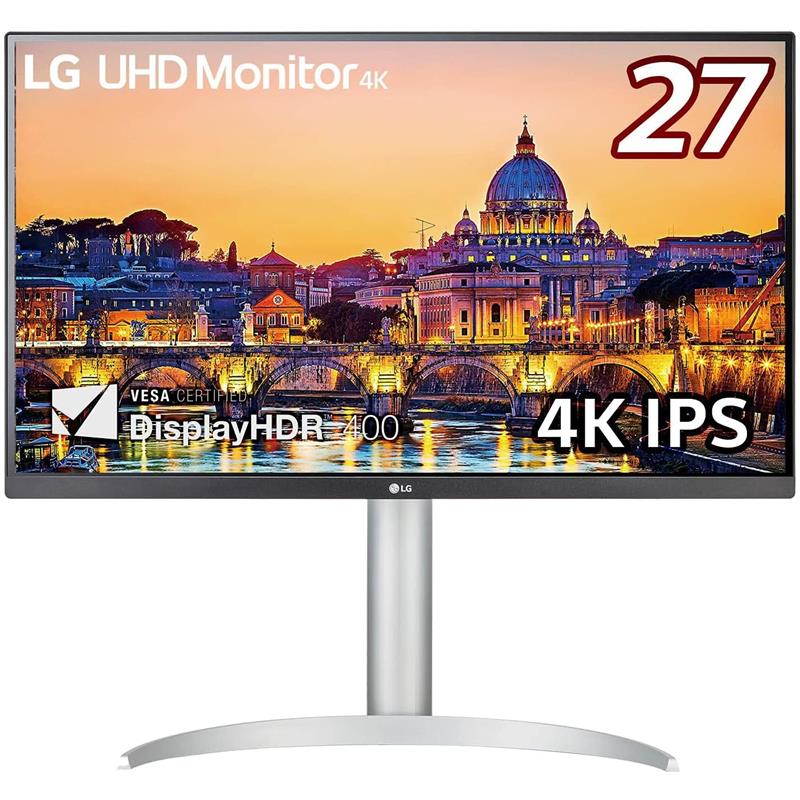 LG【JD物流 日本直郵】LG 4K電腦顯示器 防眩光 護(hù)眼 減少疲勞 27UP650-W