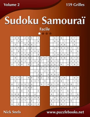 预订 sudoku samourai - facile - volume 2 - 159 grilles