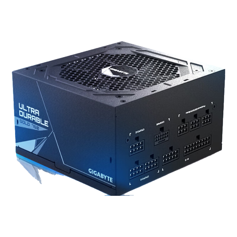 技嘉（GIGABYTE）魔鷹 額定750W PG5金牌全模組電腦電源（80PLUS金牌/支持RTX40系列/五年保障）UD750GM PG5