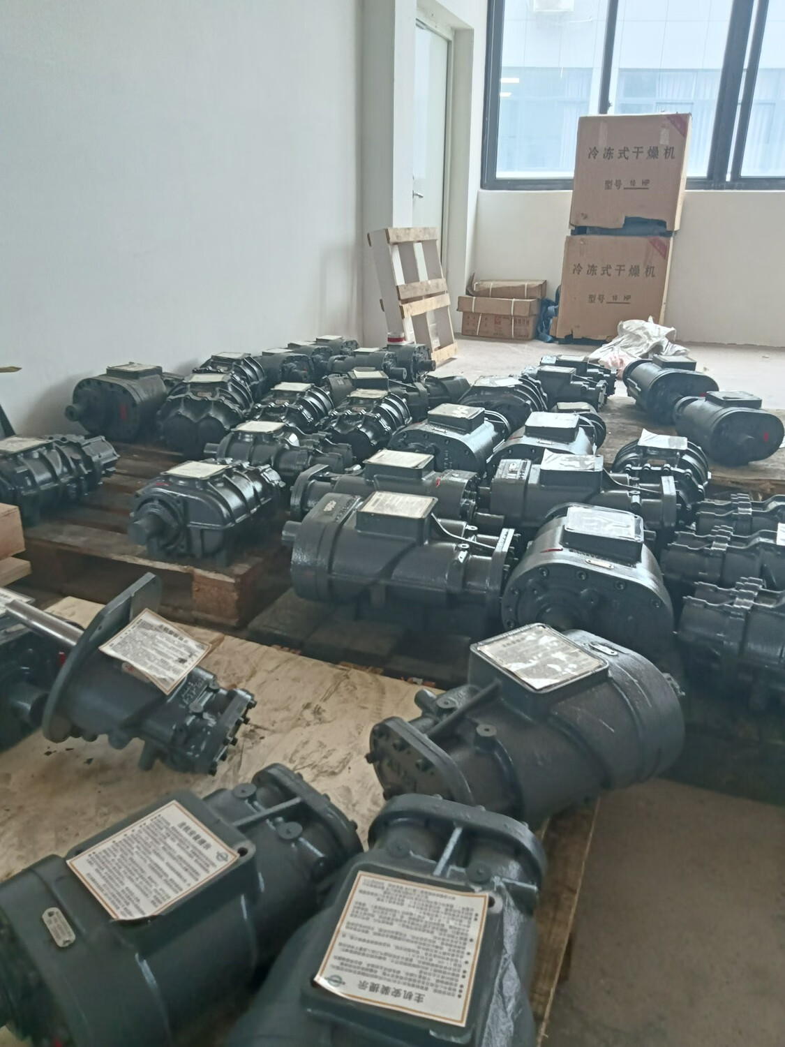 螺杆机skk/lg机头空压机sky主机部件skke空气压缩机泵头总成 lg15elm