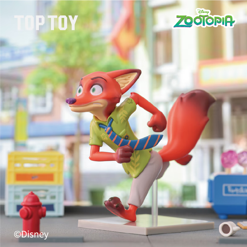 TOP TOY疯狂动物城朱迪&尼克的故事系列手办盲盒摆件女生生日圣诞礼物 单盒（款式随机）