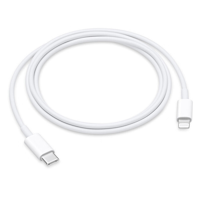 Apple/苹果 Apple USB-C 转闪电连接线 (1 ⽶) 充电线 数据线 适⽤ USB-C ⼝插头