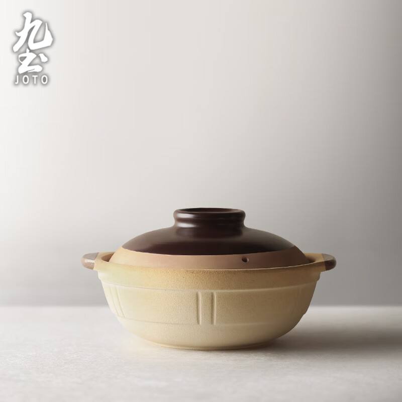 花行煲仔飯砂鍋專用老式土砂鍋燉鍋陶瓷煲湯煲復古燉鍋小沙鍋瓦煲煲仔 1.1L 小號砂鍋 容量約