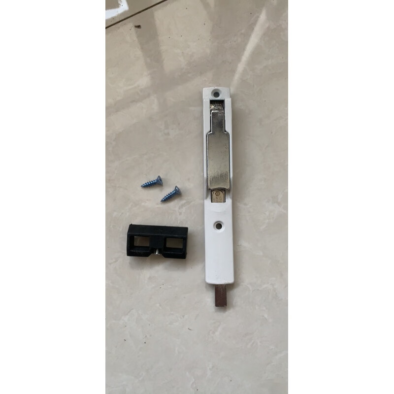 画萌断桥铝金刚网纱门天地插销老式塑钢门窗暗装插手门销防盗门锁扣