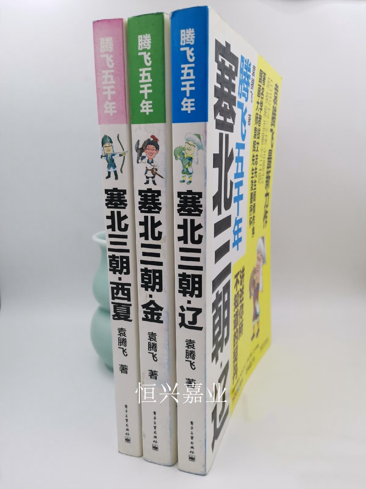【二手9成新】塞北三朝:辽,金,西夏 (全三册) 袁腾飞著 电子工业出版