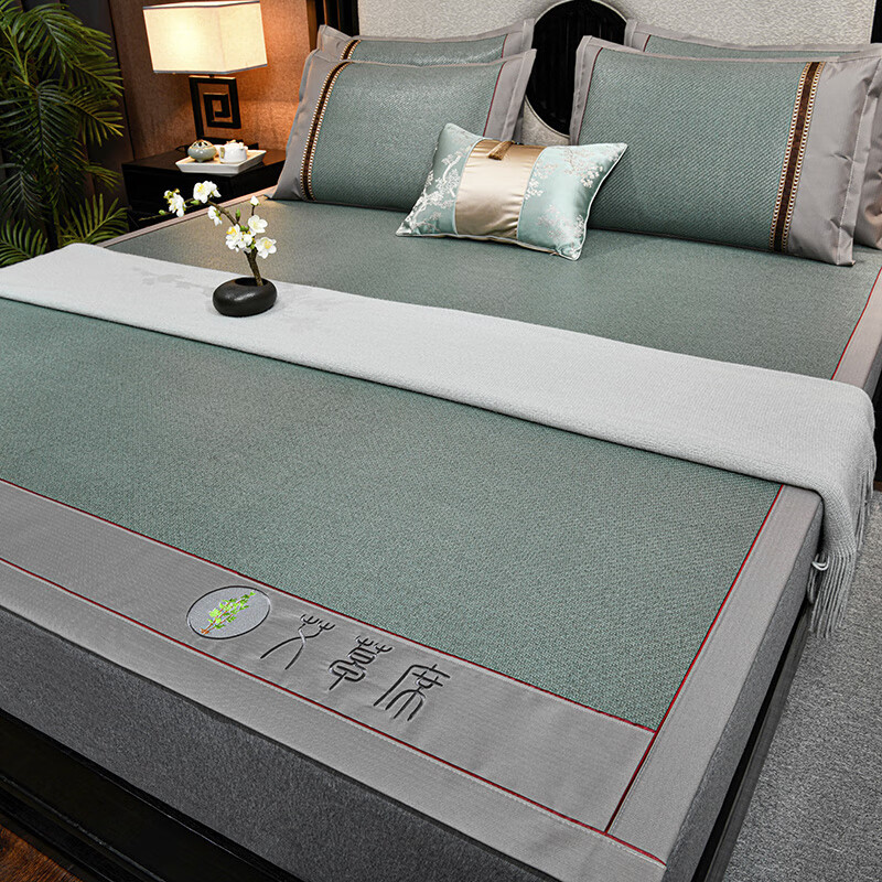 京会造艾草冰藤凉席1.