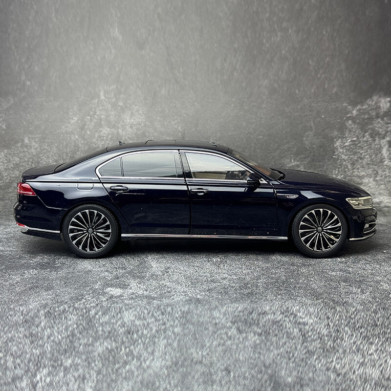 跃纪生1:18 原厂上海大众朗逸 帕萨特 途昂 途安L辉昂合金车模轿车模型 2020款 辉昂 深蓝色
