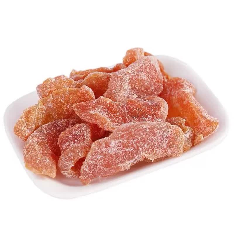 宛屿盐津桃肉500g无核水蜜桃干水果干蜜饯桃条桃子干果脯休闲零食100g