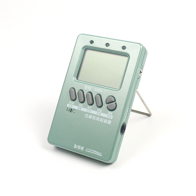敦煌牌牌古箏電子調(diào)音器定音校音節(jié)拍三合一【敦煌專賣店】 綠色