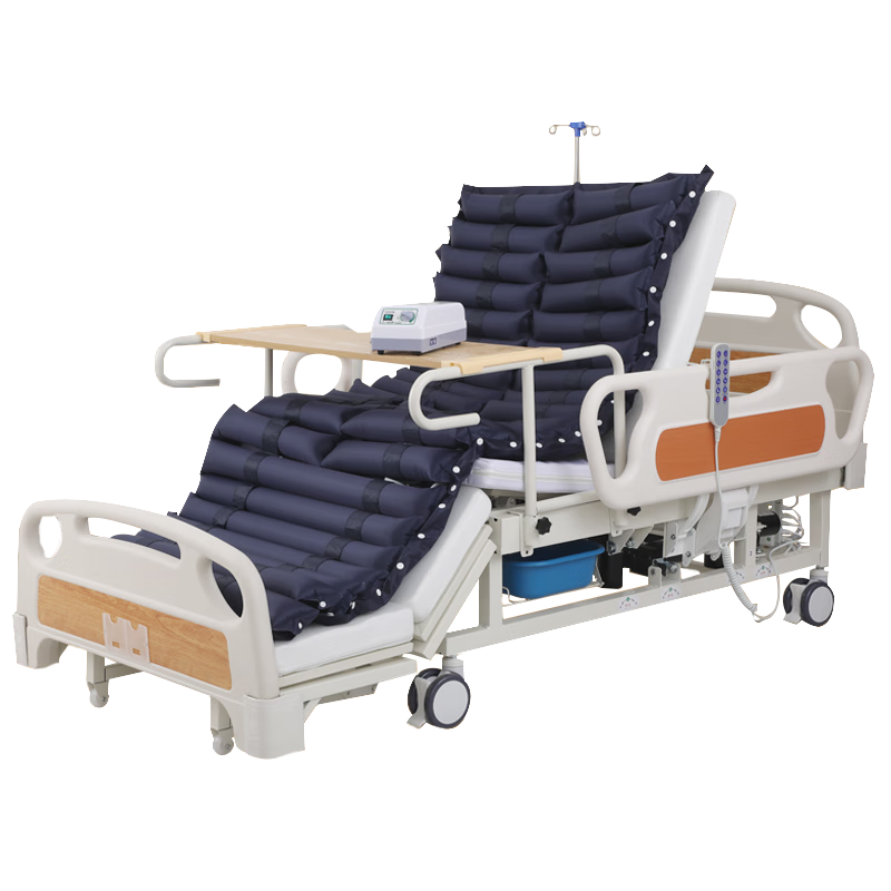 冠奇電動(dòng)護理床老人家用多功能癱瘓病床全自動(dòng)智能醫用床大小便翻身床 GQ-A214電動(dòng)護理床+防褥瘡氣墊