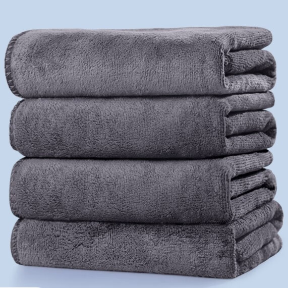 汉世刘家保洁专用毛巾抹布吸水加厚细纤维洗碗布不掉毛家政家务清洁擦玻璃 灰色加厚耐用久用不臭 大号【30*70cm】10条装推荐