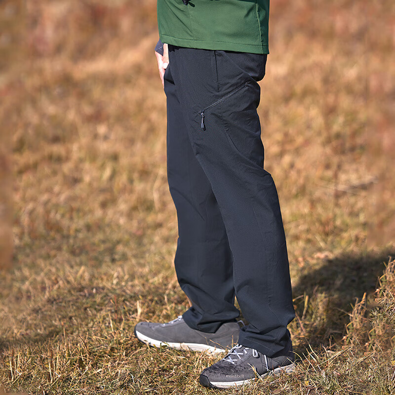 mont·bell 户外男款四季中厚徒步露营登山防风防泼水舒适运动长裤 1105673 深碳色 DKCH M