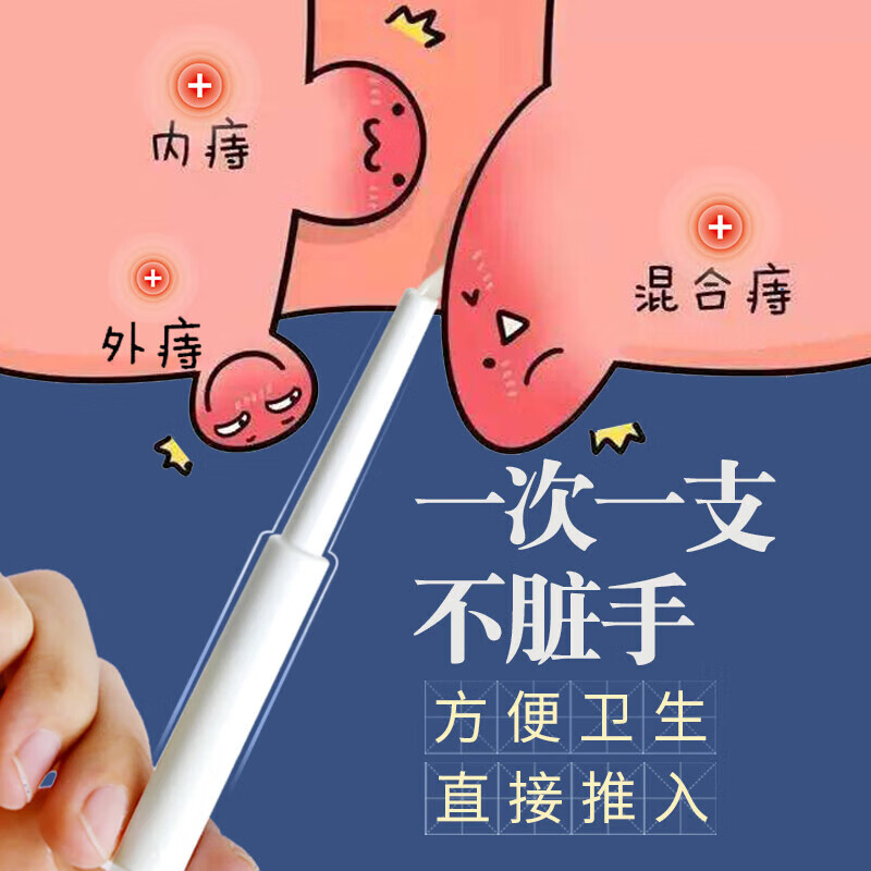 痣疮栓冷敷凝胶痣疮膏消肛门瘙痒脓肿肛裂屁股痒内外混合痣 单盒装
