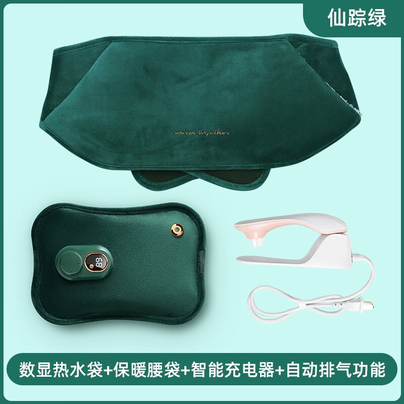 晗正(hz) 电热水袋充电式防爆暖水袋数显电暖宝暖手宝痛经女生用暖肚