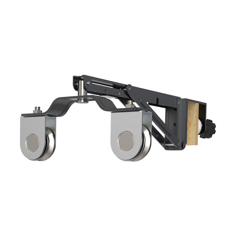 爱戈尔上肢康复训练器材中风偏瘫脑梗康复训练器材家用肩关节滑轮吊环 A9-2挂门/黑（可折叠/铝合金双轮+训练套装） 103.7元(含国补)