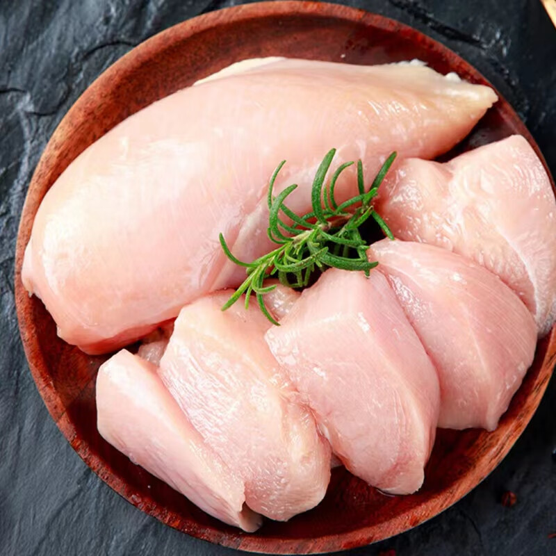 清爵鸡胸肉 去皮新鲜鸡肉 冷冻生鲜鸡排批发健身鸡脯肉代餐 去皮鸡胸