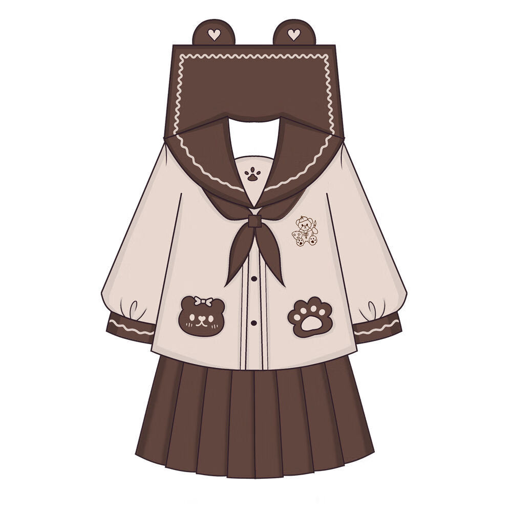 权凡jk制服学院风水手服【小熊画家】城南诗中意原创正统幼稚园甜美可