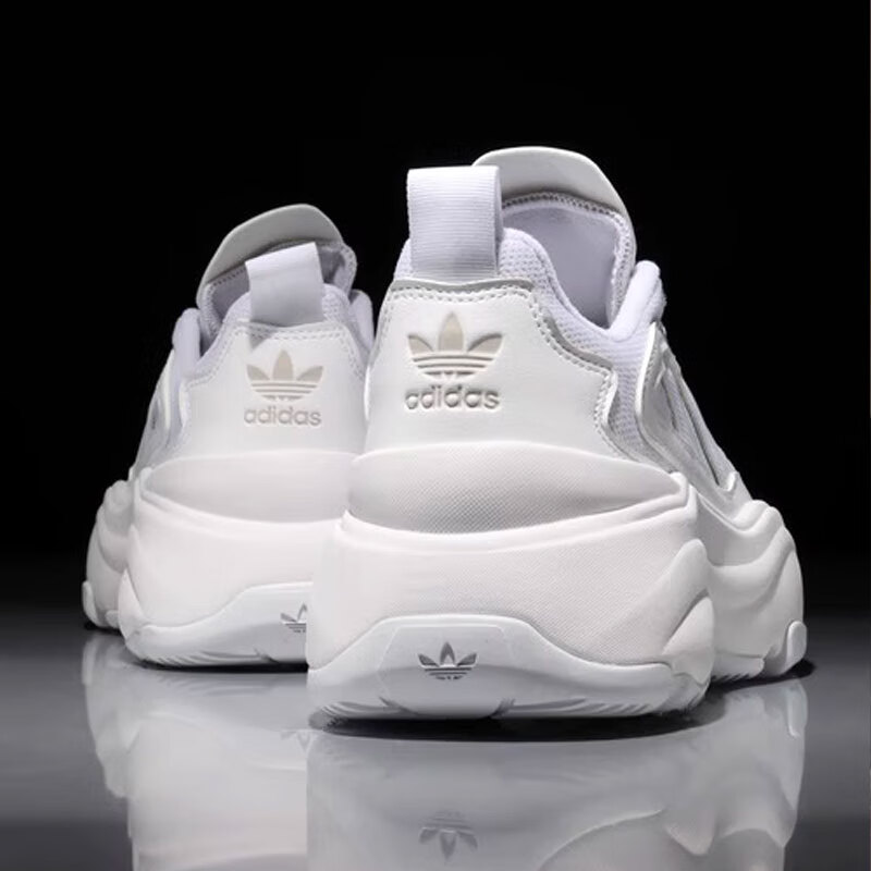 阿迪达斯（adidas）三叶草鞋子女鞋 2026夏季新款厚底增高运动鞋复古老爹鞋休闲鞋女 白色/Ozgaia/显高/复古未来风 38