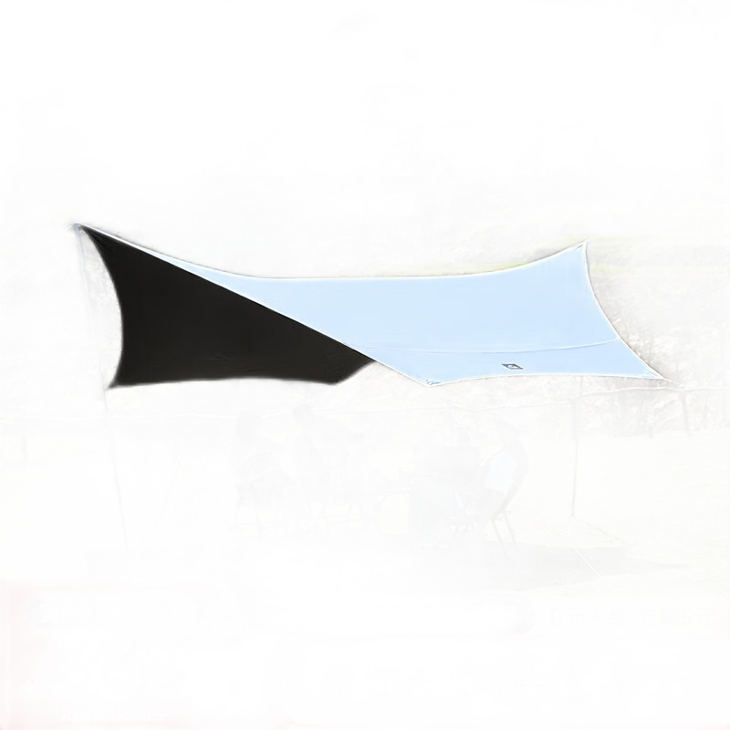 NatureHike挪客六角黑膠天幕 戶外露營(yíng)聚會(huì)野餐遮陽(yáng)篷防曬大空間防風(fēng)防雨水 海沫石綠/配2.4m天幕桿