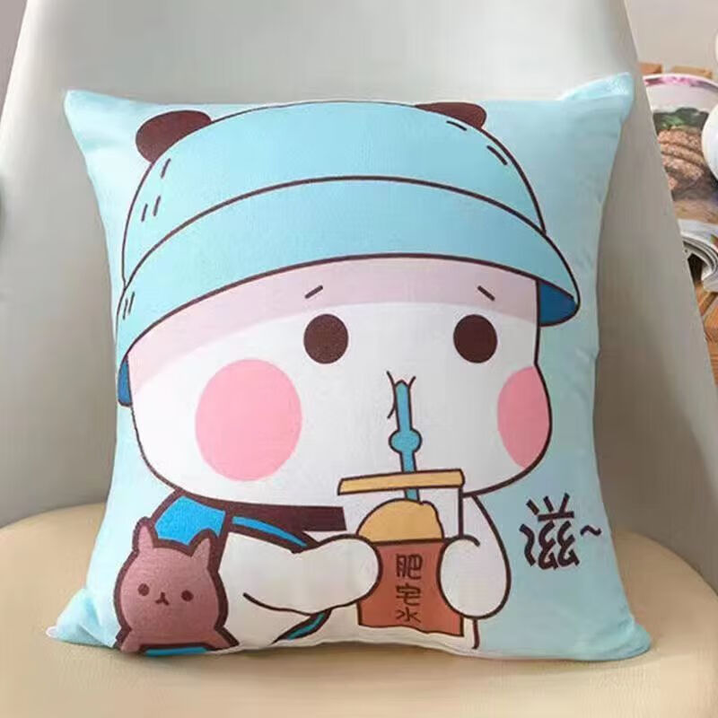南方生活2023新款热款卡通居家小抱枕沙发靠垫 可定制 肥皂水 36*36cm