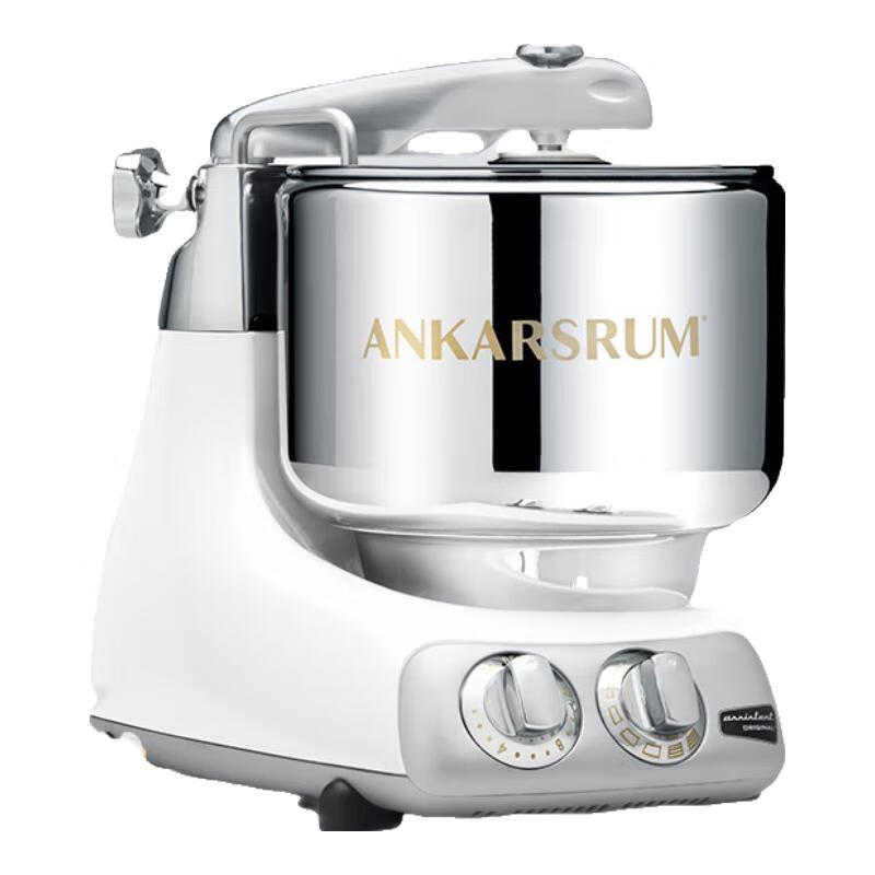 ANKARSRUM 奥斯汀厨师机家用6230大容量 和面机面包机揉面机面条机打蛋器 瑞典进口 典雅白