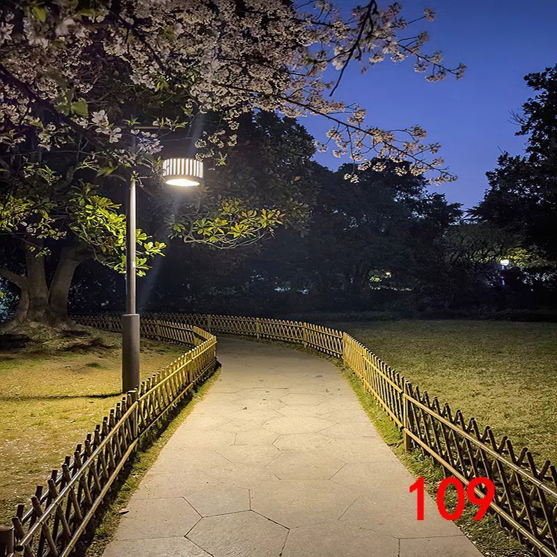 铭汇通直播背景布3d立体 高清 夜景主播间室外夜间风景路灯农村小路