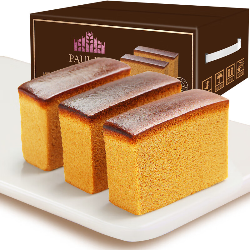 葡记  【】蜂蜜味长崎蛋糕1kg 烘焙早餐手撕面包下午茶点心零食品